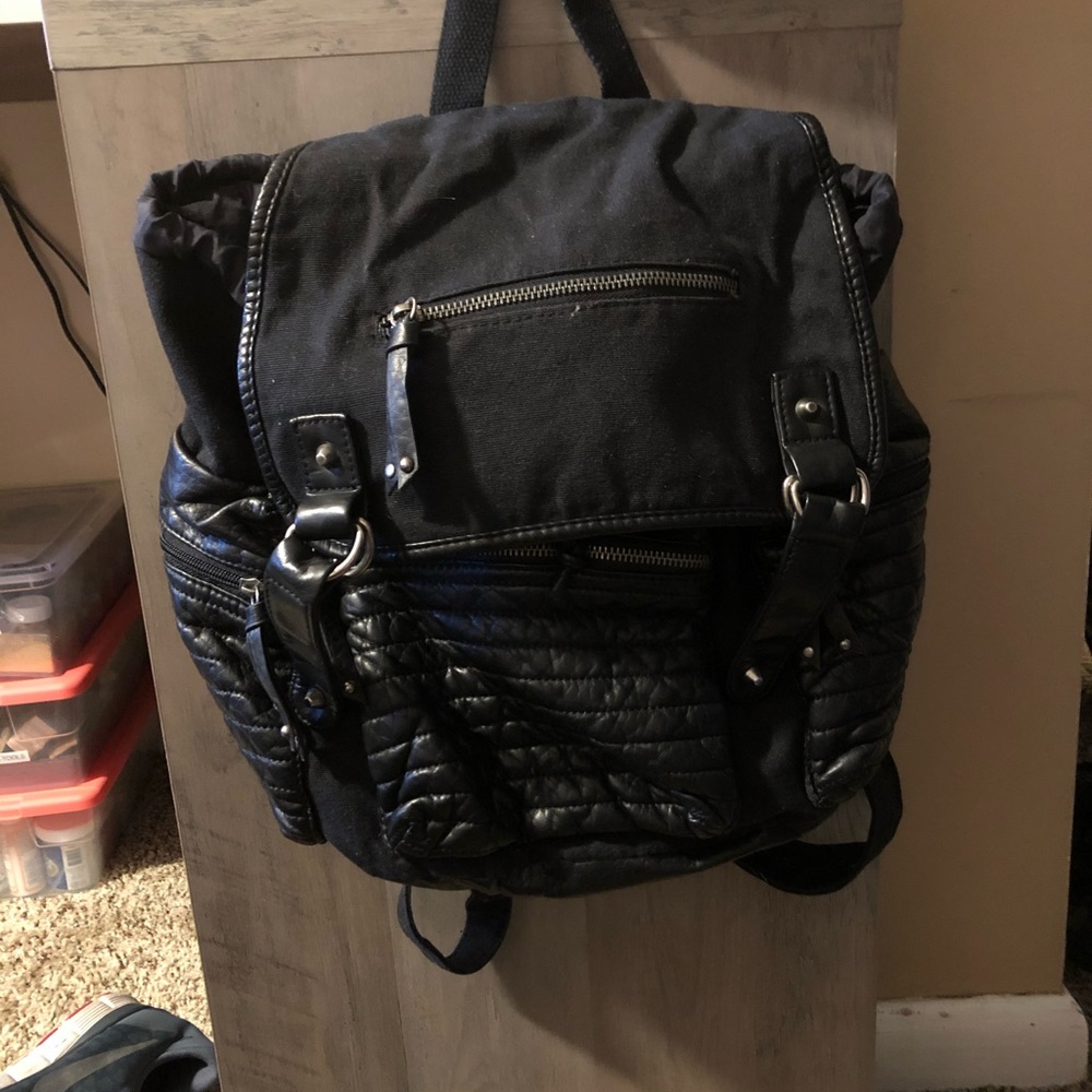Black backpack